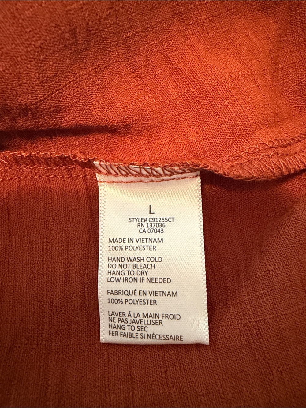 Paper Crane Rust Crop Top & Wide-Leg Jumpsuit Set - Picture 2 of 4
